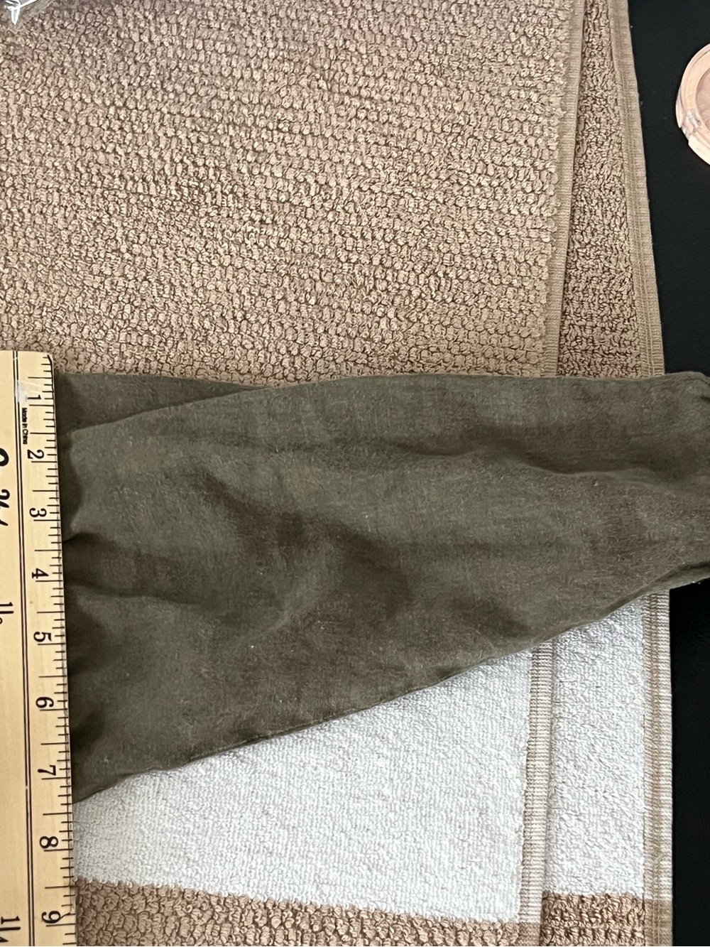 ICHI Antiquités 100% Linen Oversized Button Front top Olive Green Made Japan - Picture 11 of 12